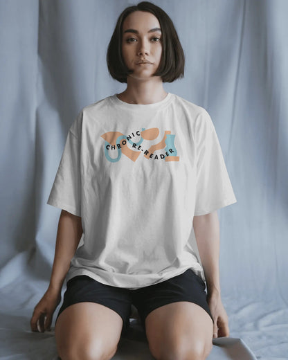 Chronic Re-Reader Abstract Shapes Unisex T-Shirt
